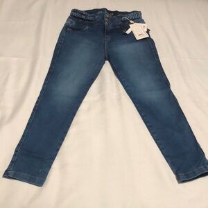 Women's stretch high rise waist Blue Jeans